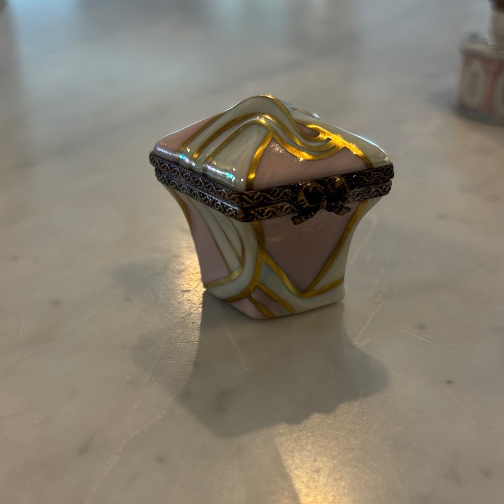 Pink and Gold Decorative Box